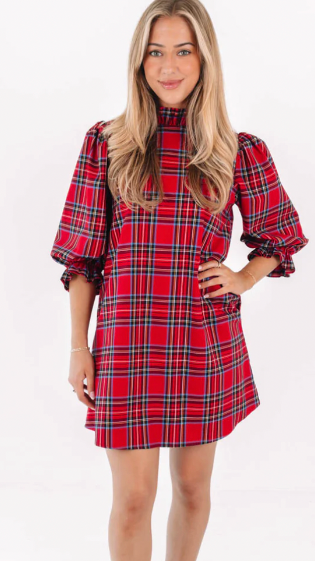 Hollin Long Sleeve Bow Dress