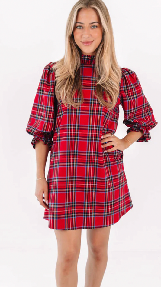 Hollin Long Sleeve Bow Dress
