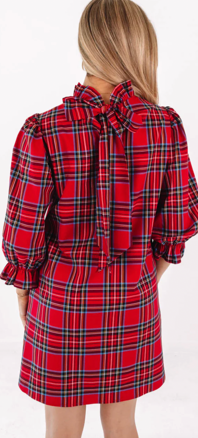 Hollin Long Sleeve Bow Dress