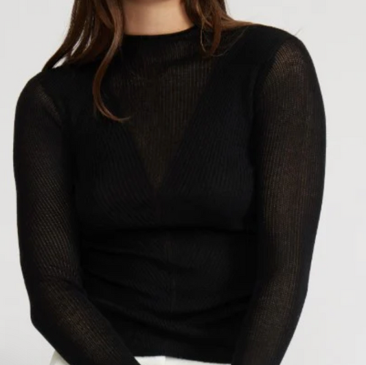 Martin Knit Top Black