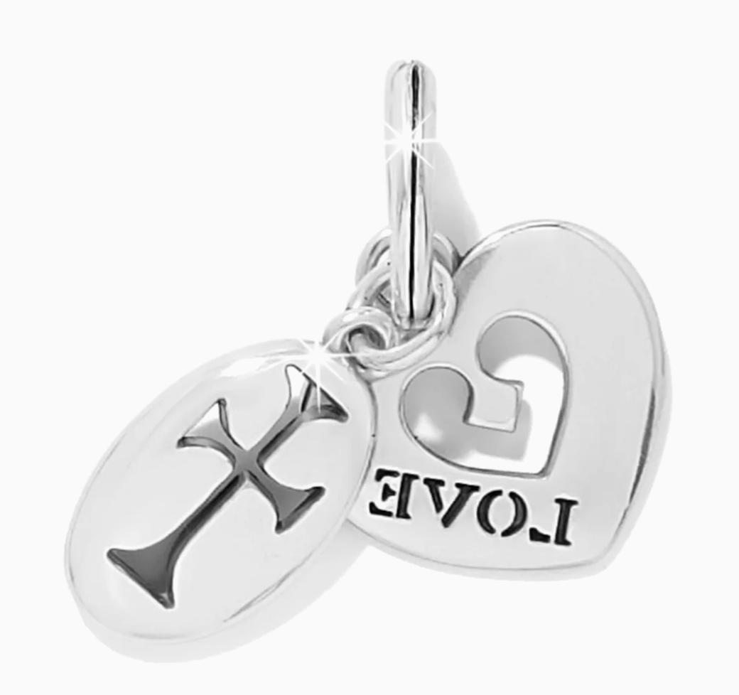 Hearts Of Faith Charm