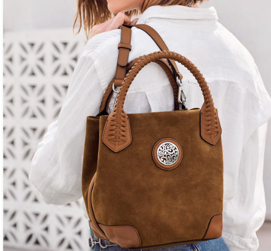 Reina Suede Medium Tote