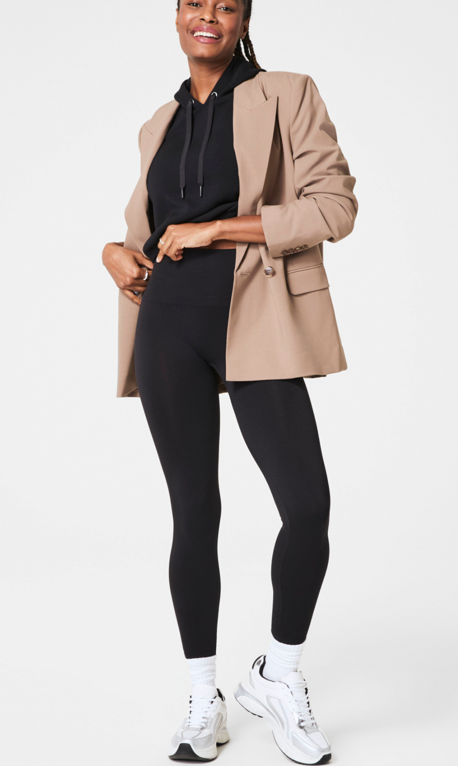 Spanx Seamless  Ankle Leggings in Black