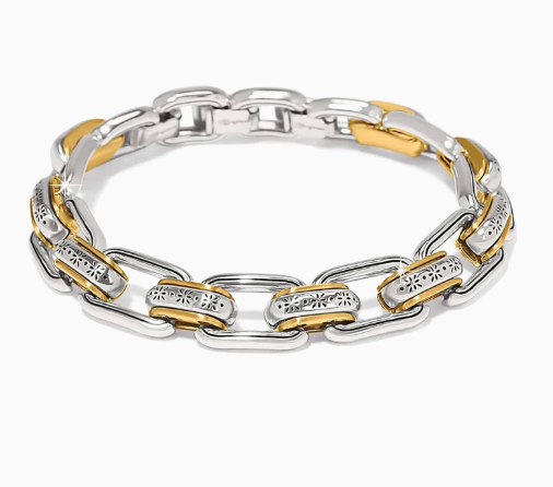 Mosaic Two Tone Links Bracelet