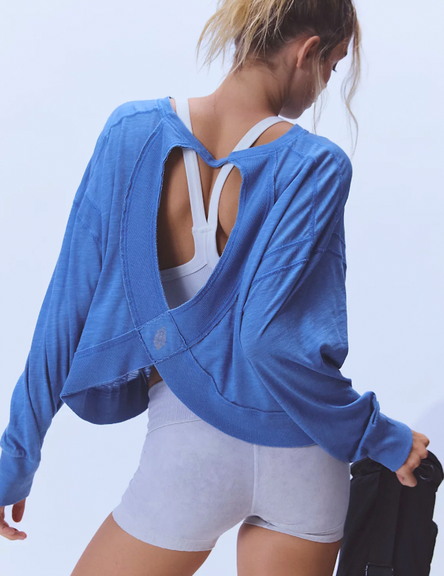 Free People Movement: My Time Layer Light Cobalt