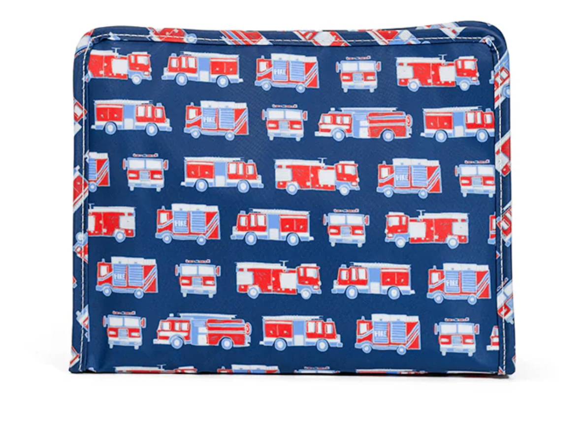ROADIE LARGE Zip Pouch - FIRE ENGINES