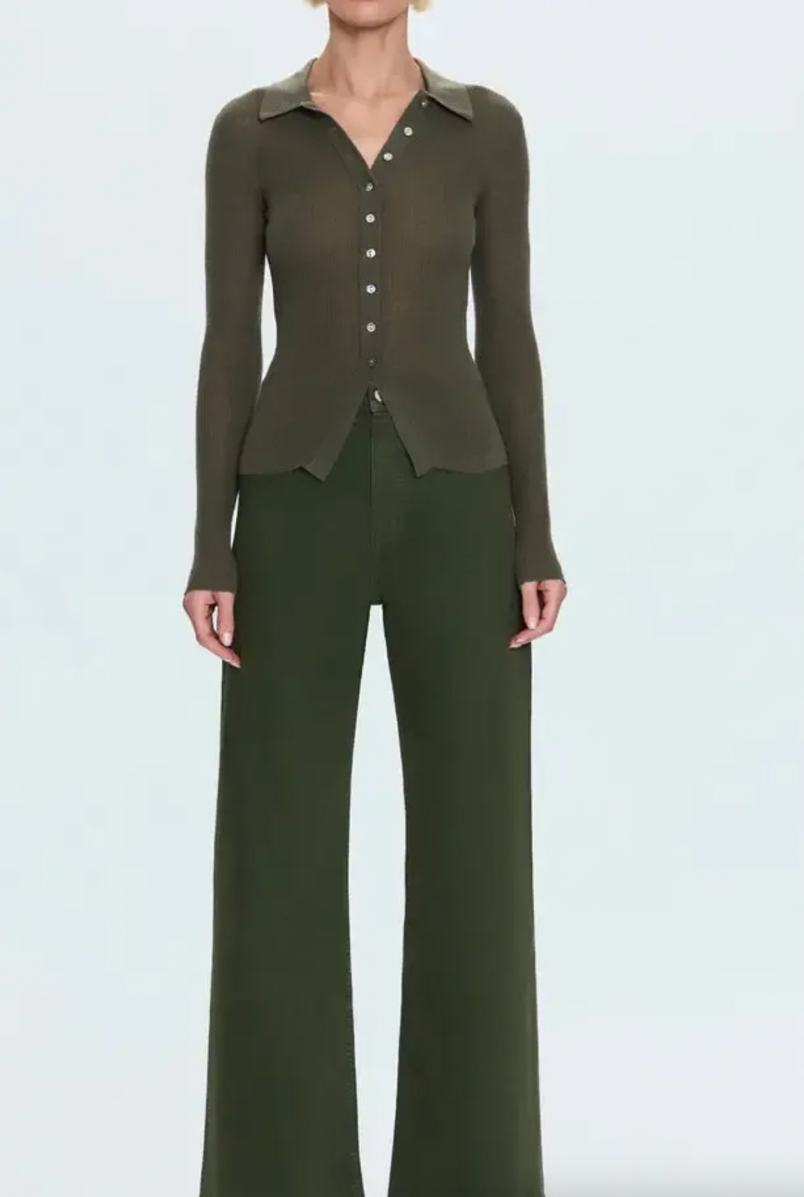 Pistola Penny Wide Leg Jean - Laurel