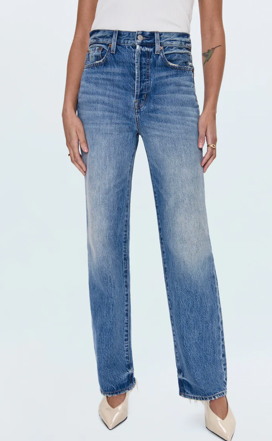 Cassie Super High Rise Straight Jean - Serpentine Vintage