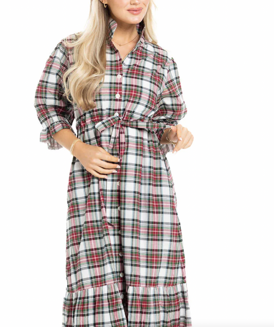 Catherine Holiday Plaid Dress