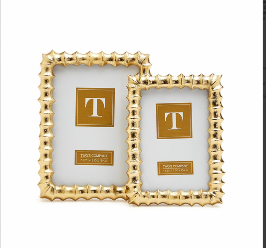 Gold Wave Photo Frame