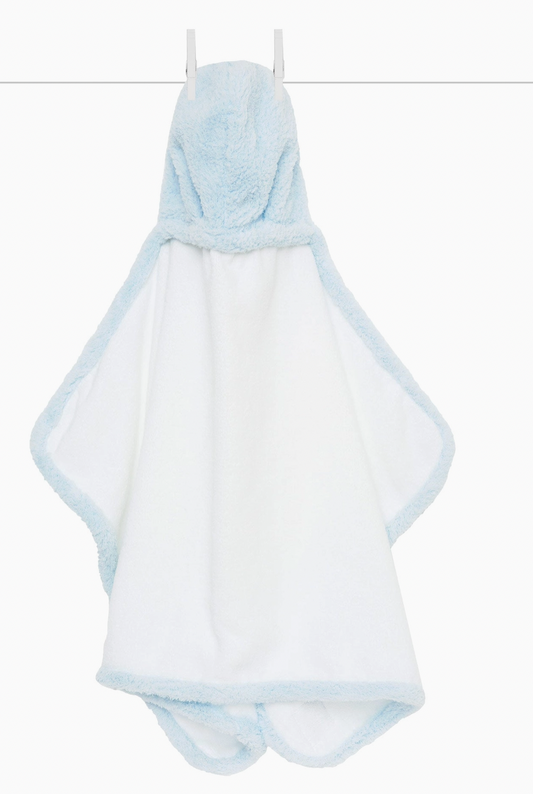 Chenille Baby Towel - Blue