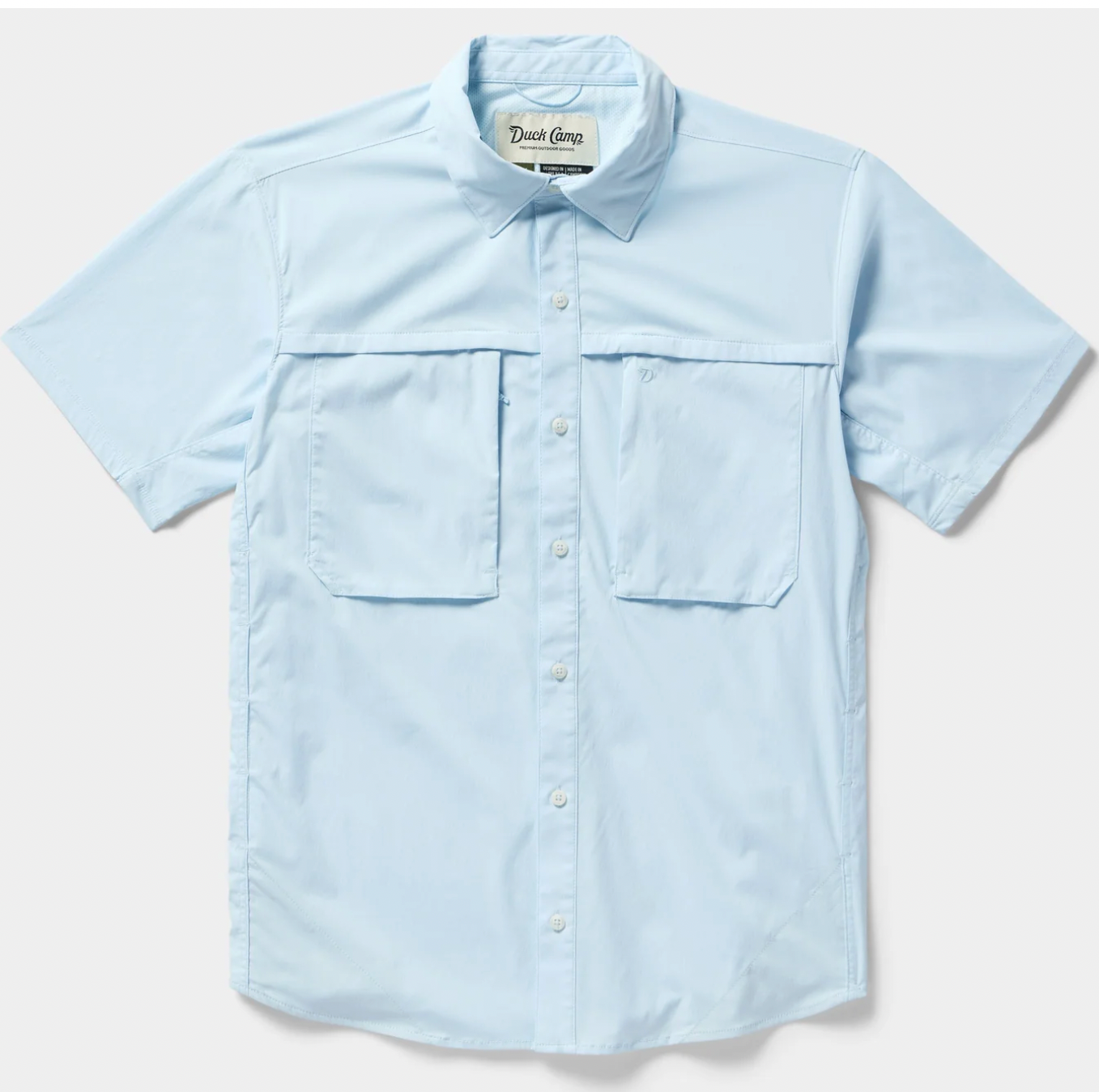 M's Lightweight Fishing Shirt Short Sleeve - Ice Water