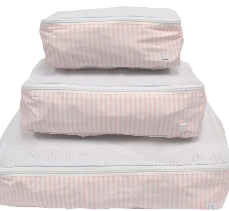 PACKING SQUAD - Packing Cubes PIMLICO STRIPE PINK