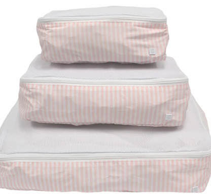 PACKING SQUAD - Packing Cubes PIMLICO STRIPE PINK