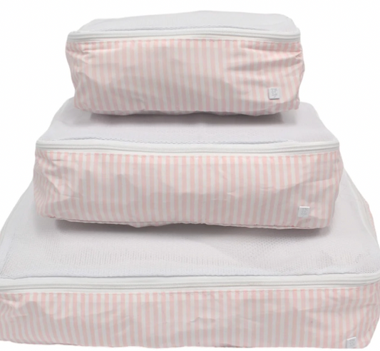 PACKING SQUAD - Packing Cubes PIMLICO STRIPE PINK