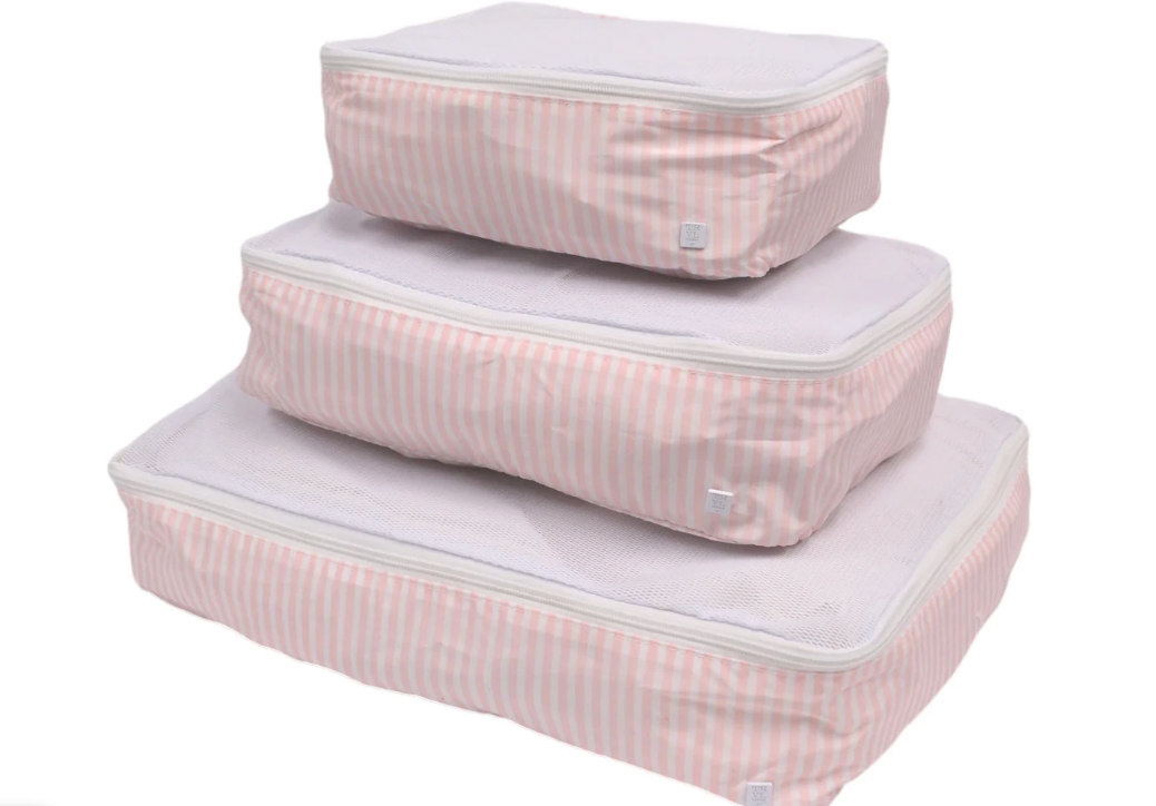 PACKING SQUAD - Packing Cubes PIMLICO STRIPE PINK