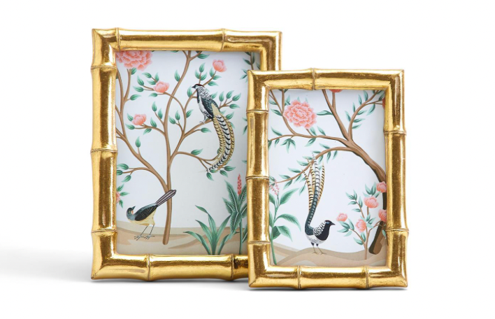 Gold Faux Bamboo Photo Frame  4x6