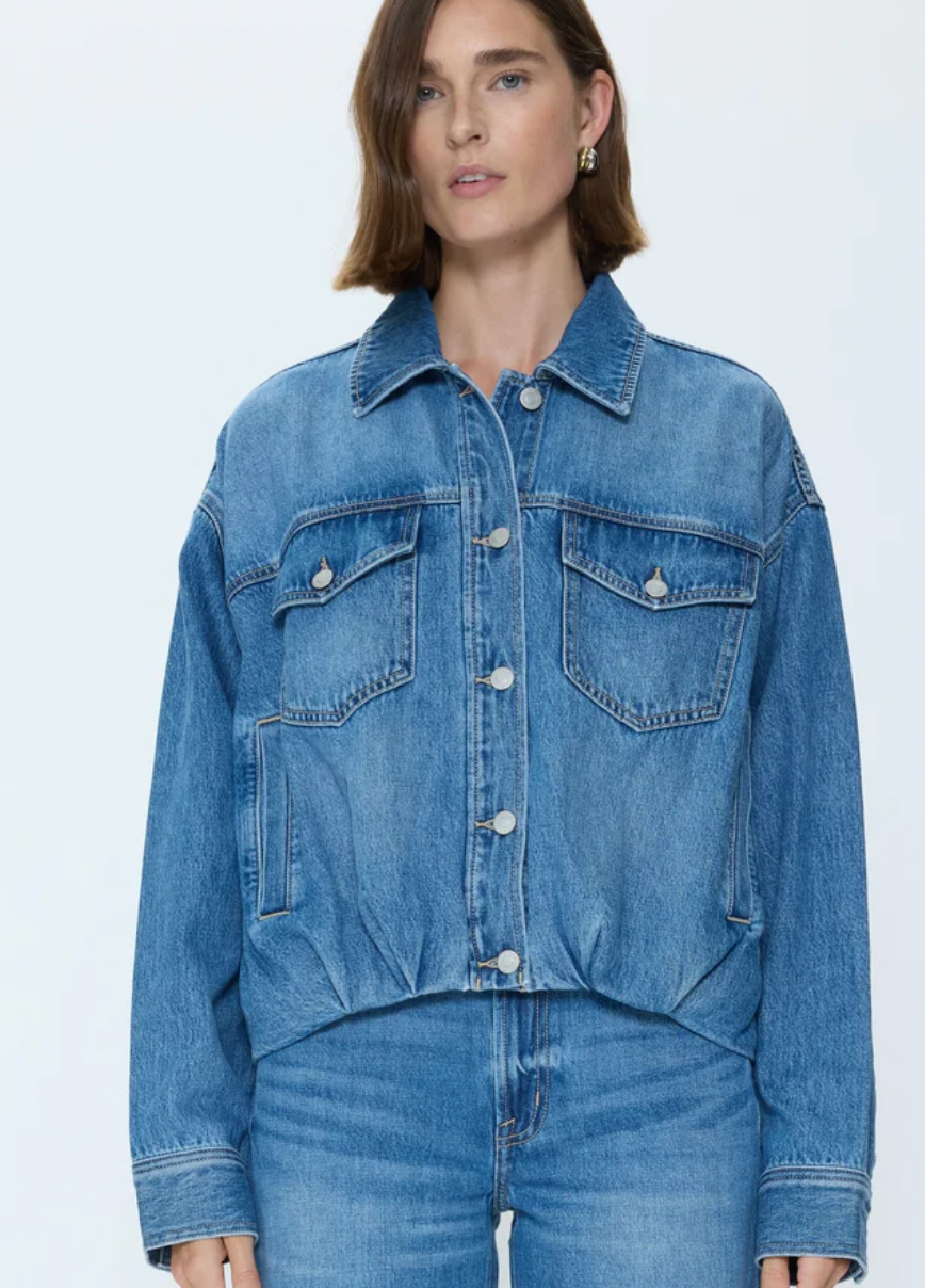 Bibi Blouson Trucker Jacket - Heartfelt