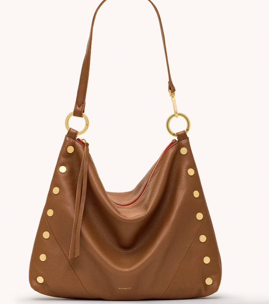 Kyle lrg Mahogany Pebble/Brushed Gold Red Zip