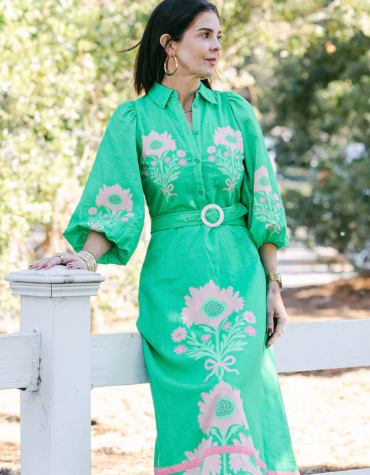 Lyla Dress Pink Henrietta