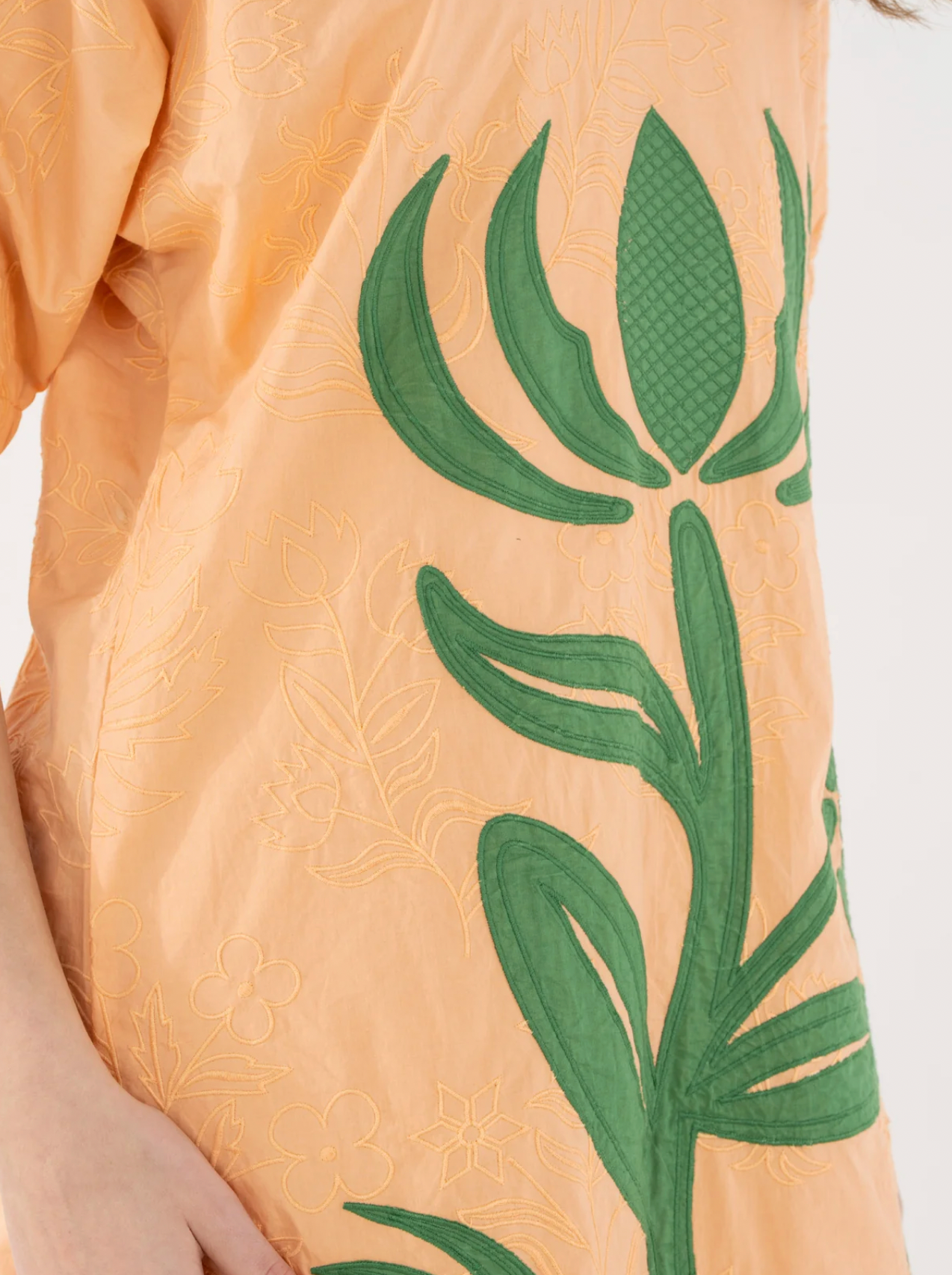 Poppy Caftan Peach Chai