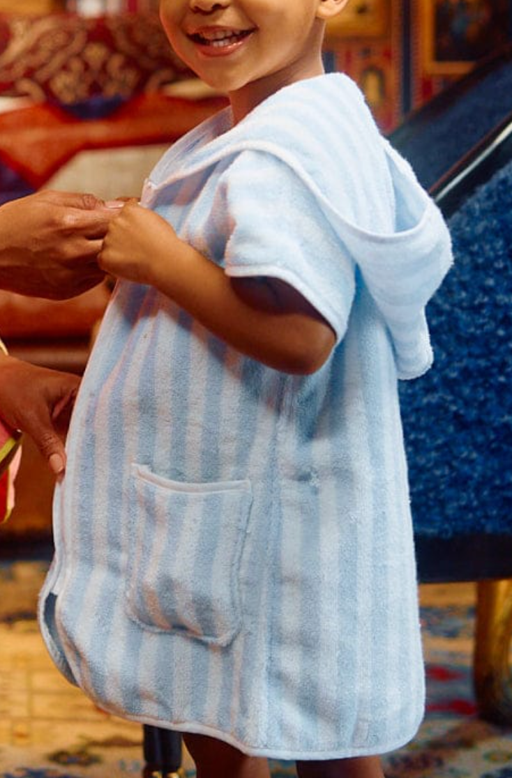 Kids’ Cover Up Light Blue Stripe