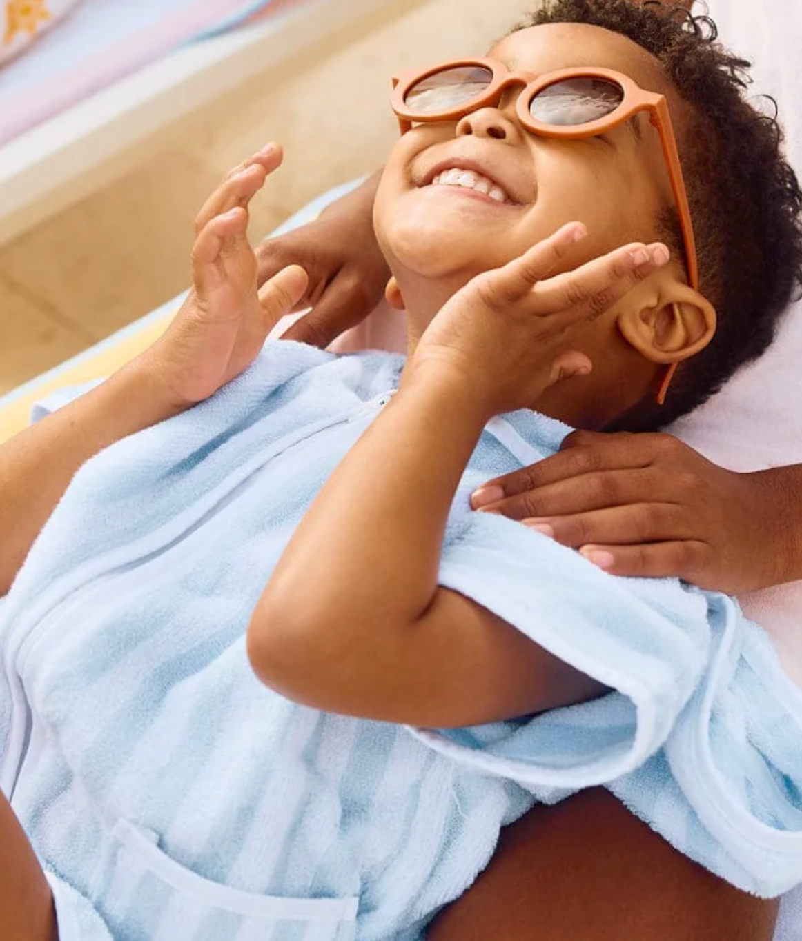 Kids’ Cover Up Light Blue Stripe