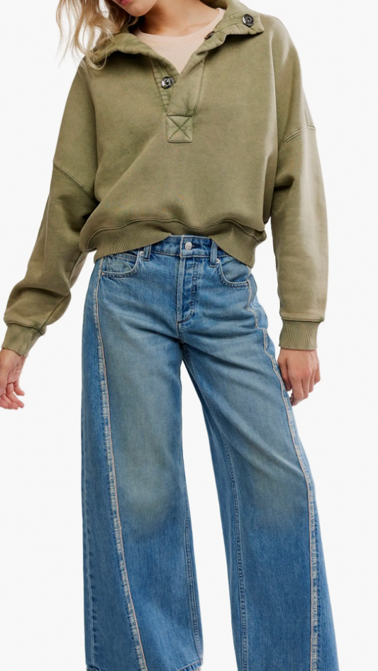 Timeless Cotton Blend Pullover Adventurer