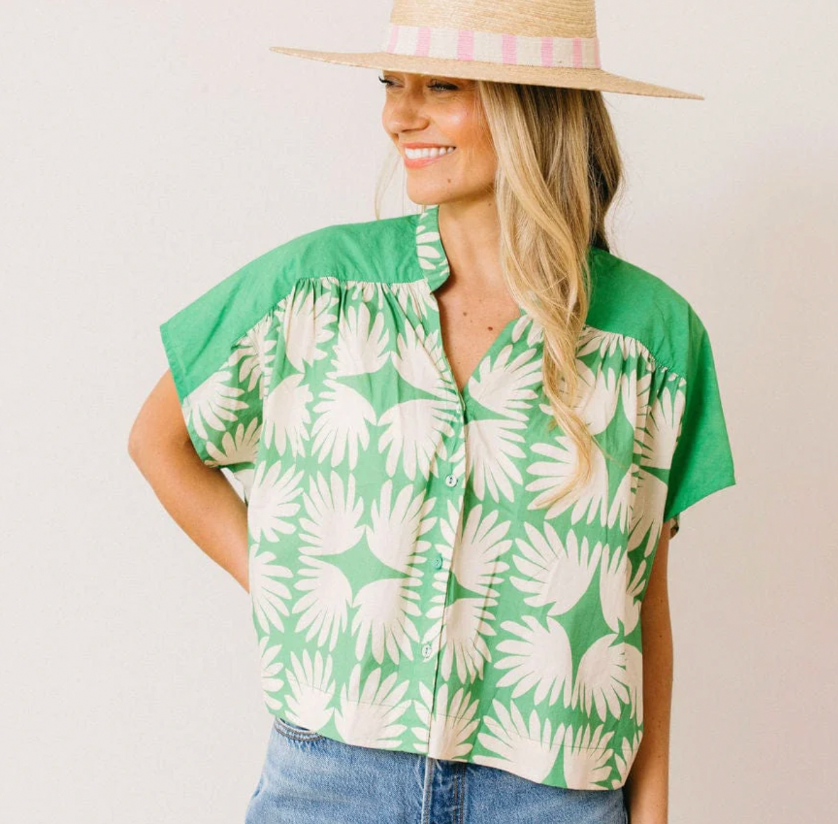 Viridian Tile Savannah Top