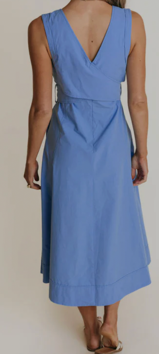Market Dress French Blue