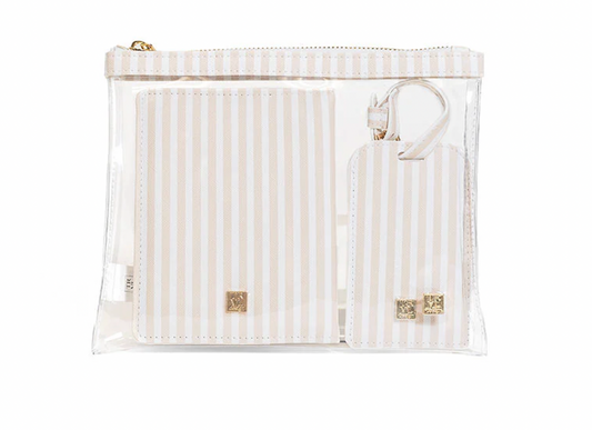 LUXE TRVL 3PC SET - PIMLICO STRIPE SAND