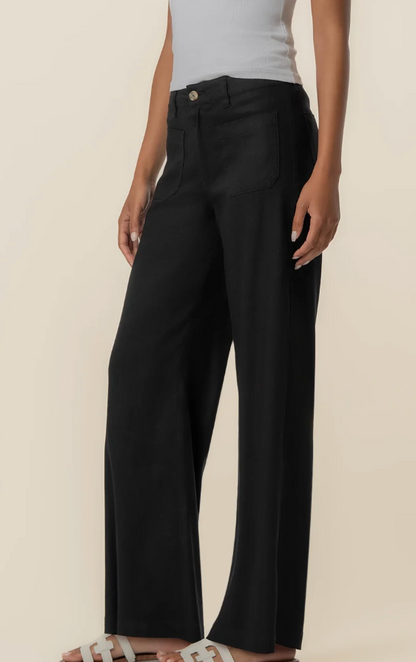 Meg Linen High Rise Wide Leg