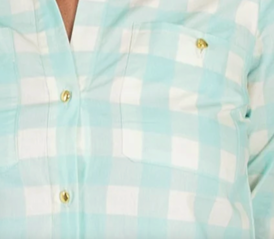 Harper Dress - Blue Buffalo Check