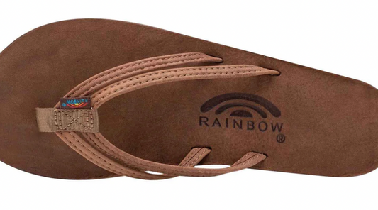 Rainbow Ladies Sandpiper Single Luxury Leather Sandal Nogales Wood