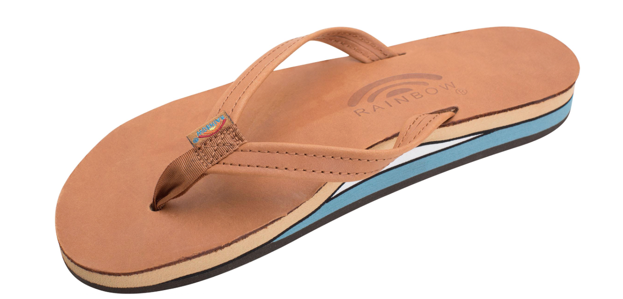 Double Layer Arch Support Classic Leather and 1/2" Narrow Strap