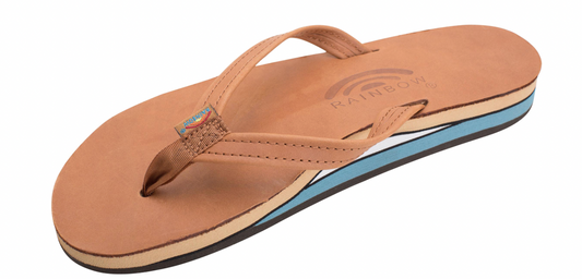 Double Layer Arch Support Classic Leather and 1/2" Narrow Strap