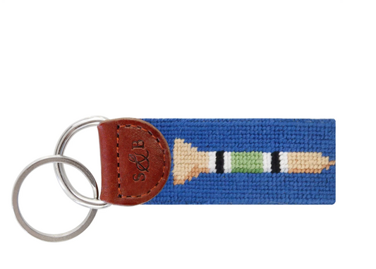 Golf Tees Key Fob (Blueberry)