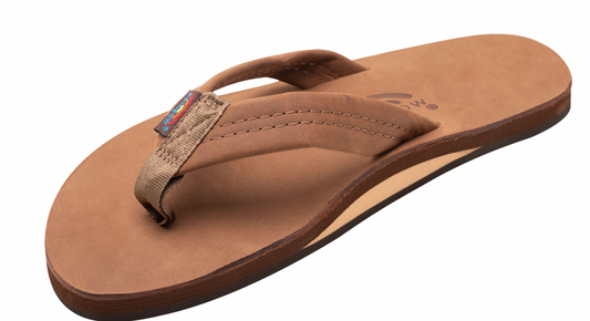 Single Layer Premier Leather with Arch Support 1" Strap