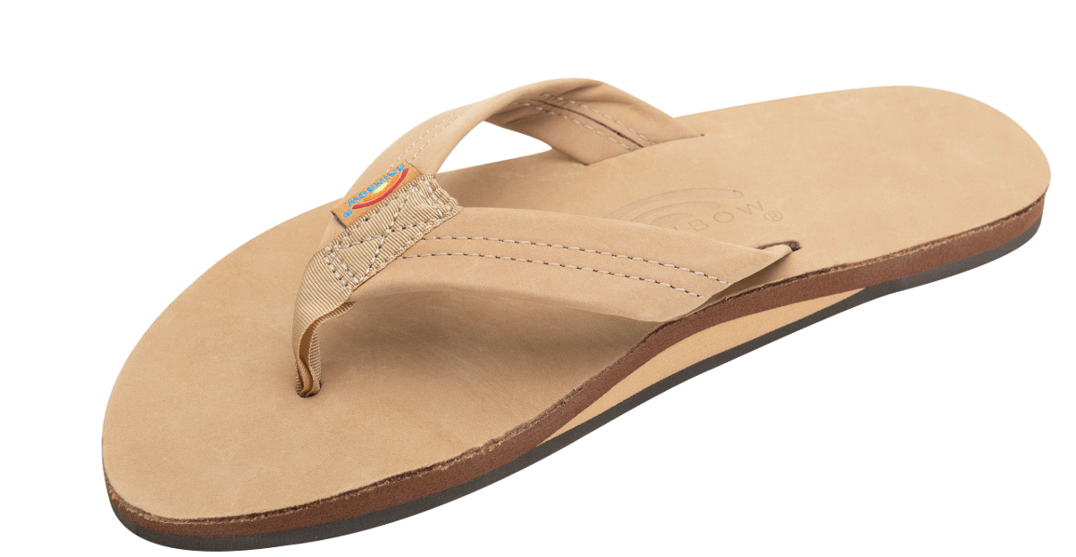 Single Layer Premier Leather with Arch Support 1" Strap