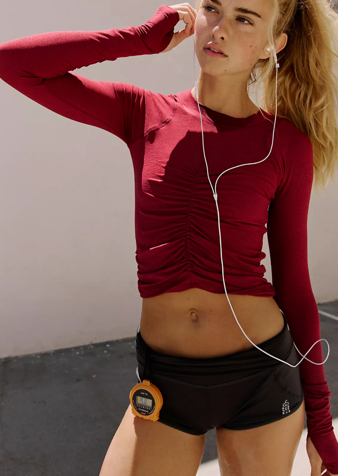 Tempo Ruched UV Protection Long Sleeve