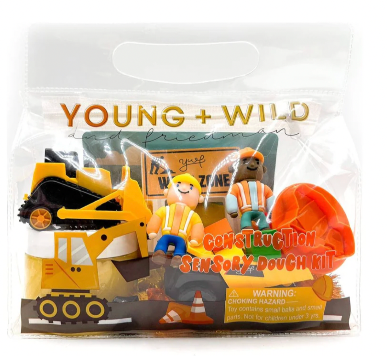 Construction Young + Wild And Friedman Sensory Dough Bag