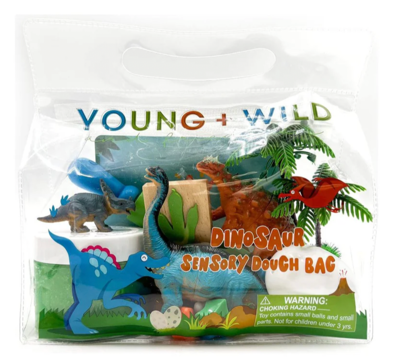 Dinosaur Young + Wild And Friedman Sensory Dough Bag