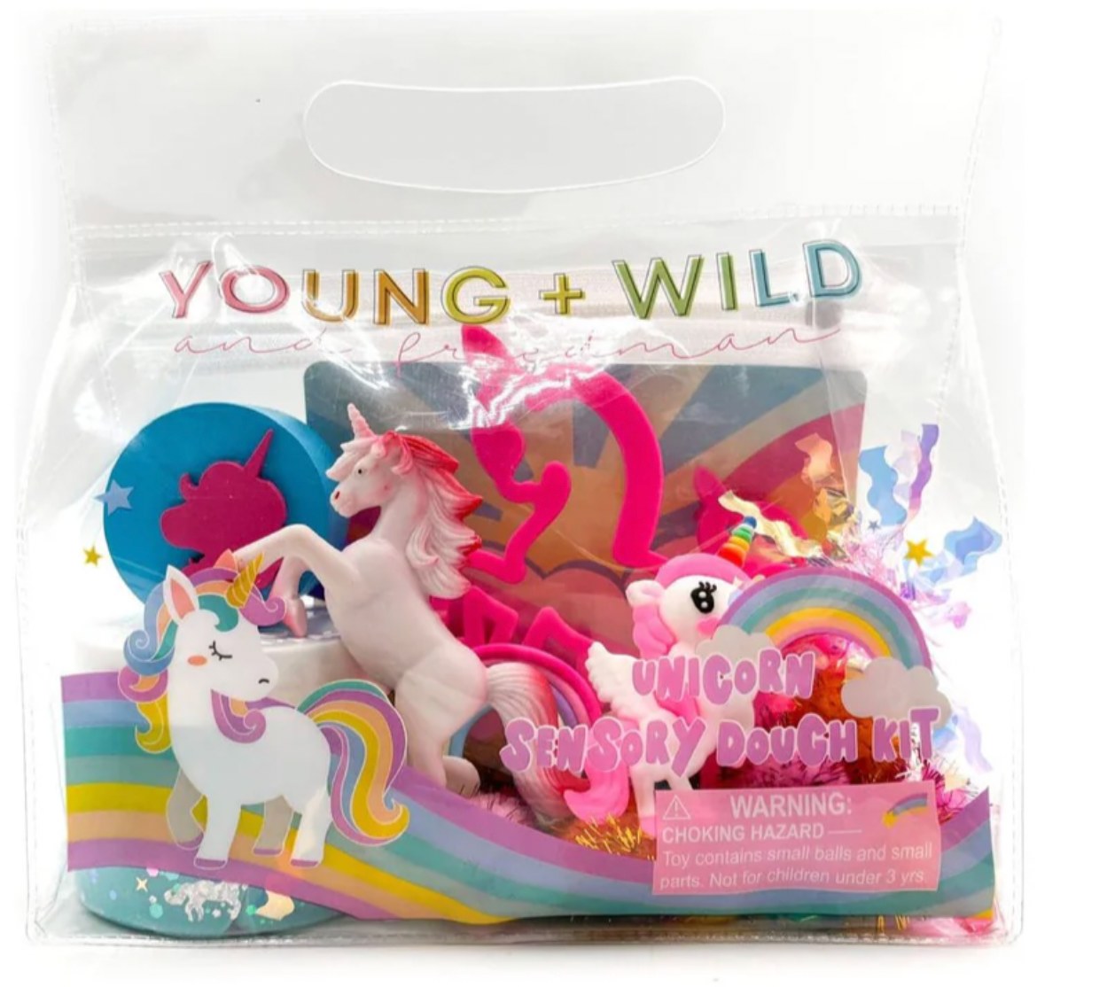 Unicorn Young + Wild And Friedman Sensory Dough Bag