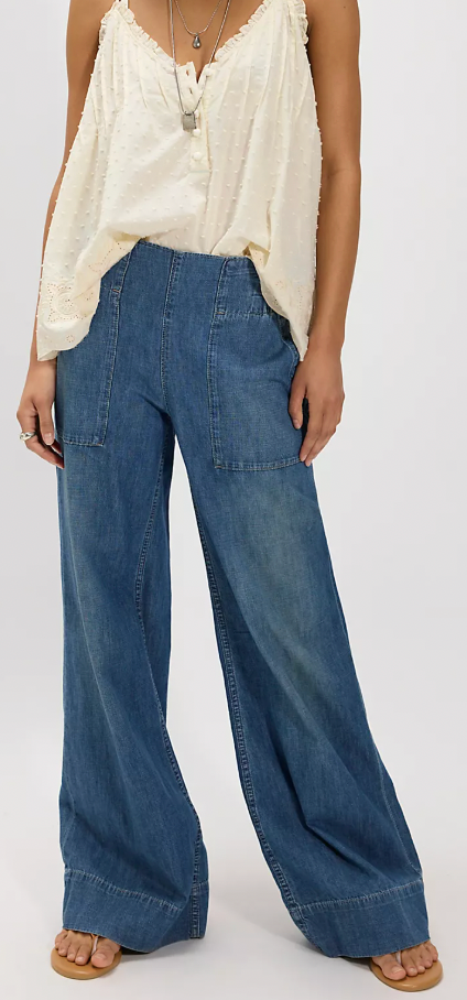 We The Free Breezy Denim Pull-On Jeans