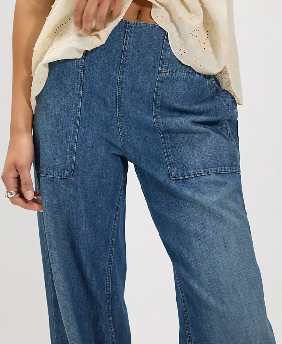 We The Free Breezy Denim Pull-On Jeans