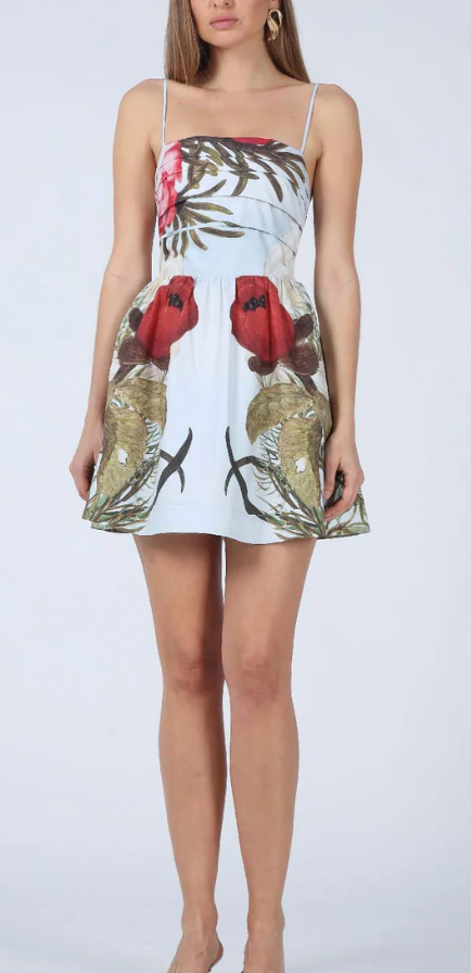 Jessica Strappy Mini Dress