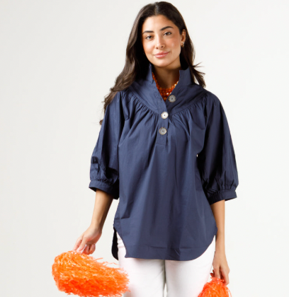 Avie Top - Game Day Navy