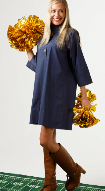 Arden Dress - Game Day Navy