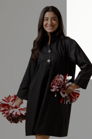 Arden Dress - Game Day Black