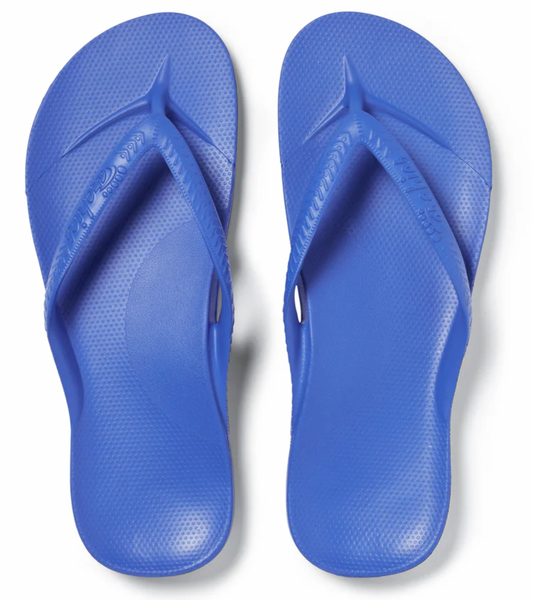 Royal Blue Arch Support Flip Flops
